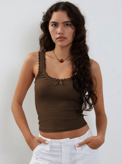 Débardeur Femme Dentelle Romantique