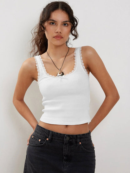 Débardeur Femme Dentelle Romantique