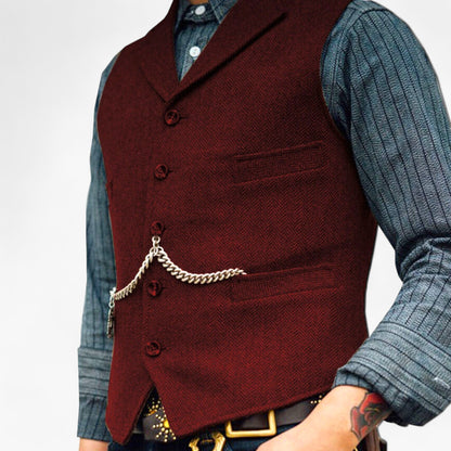 Gilet Classique Femme Élégant avec Poches