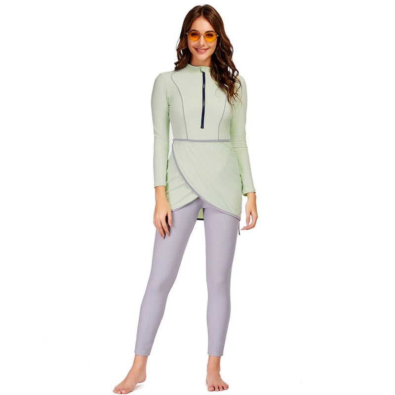 Robe Ensemble 3 Pièces Col Rond Manches Longues Féminin - PanierRoyale