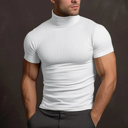 T-shirt Homme Noir Casual Décontracté