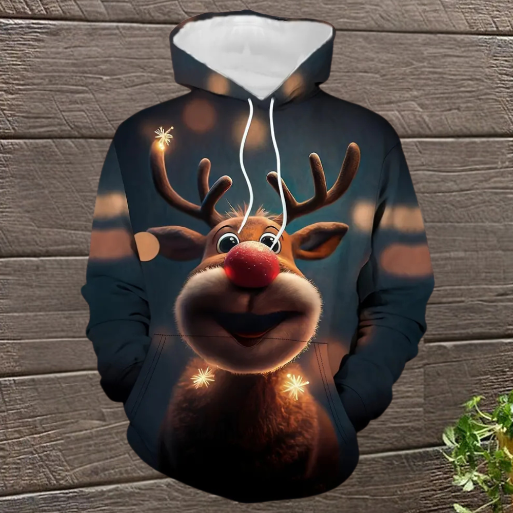 Sweat à Capuche Noël Chic pour Homme - PanierRoyale