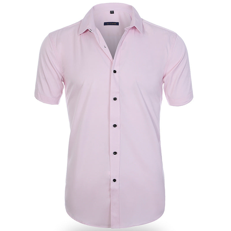 Chemise Homme Manches Courtes Marine Relaxed