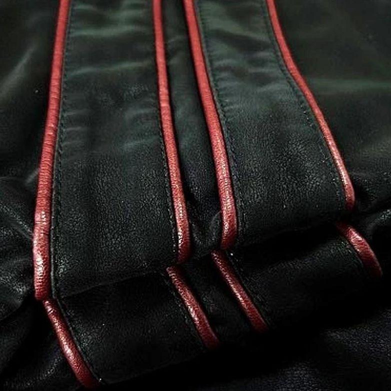 Blouson Cuir Homme Noir Classique