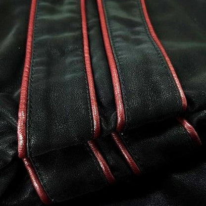 Blouson Cuir Homme Noir Classique