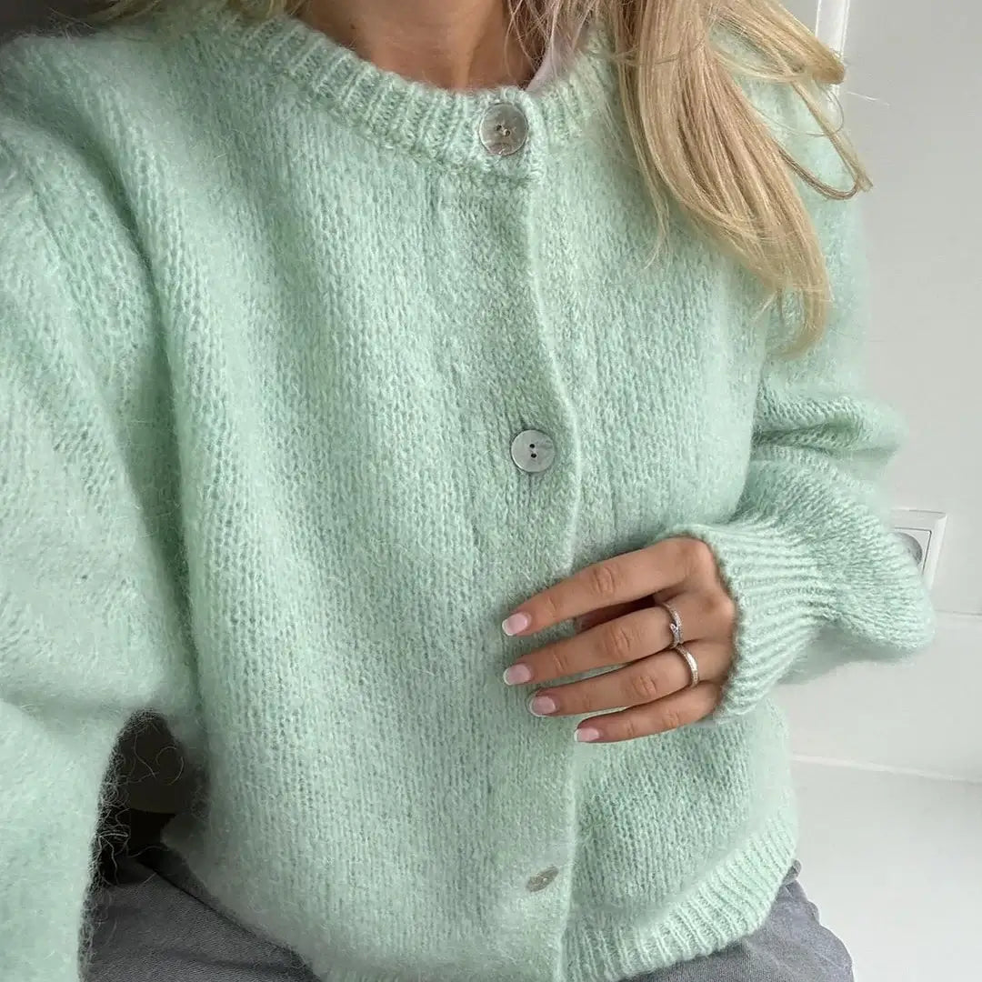 Gilet Femme Hivernal en Laine Douce et Chaud