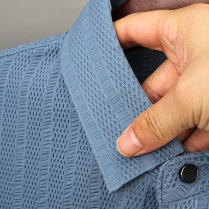 Chemise Polo en Soie pour Homme de Luxe