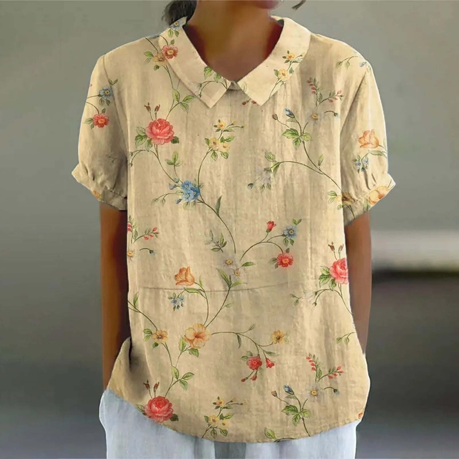 Chemisier Femme Floral Relaxed Chic - PanierRoyale