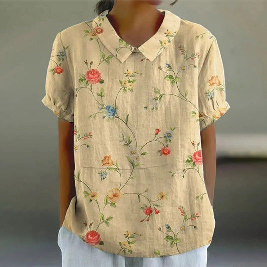 Chemisier Femme Floral Relaxed Chic - PanierRoyale