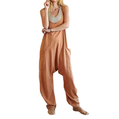 Robe Femelle Élégante Droite avec Poches