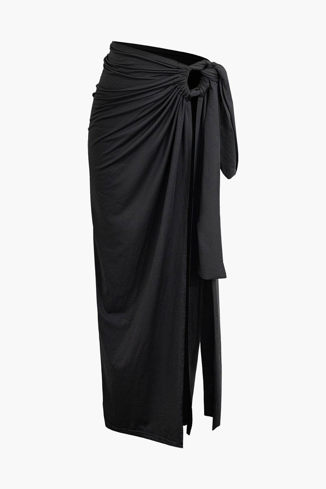 Robe de Soirée Élegant Manche Asymétrique Longue