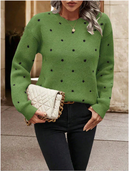 Pull Femme Col Rond Douillet et Élégant