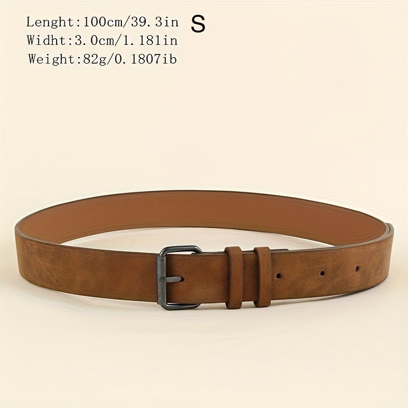 Ceinture Homme Cuir PU Style Rétro