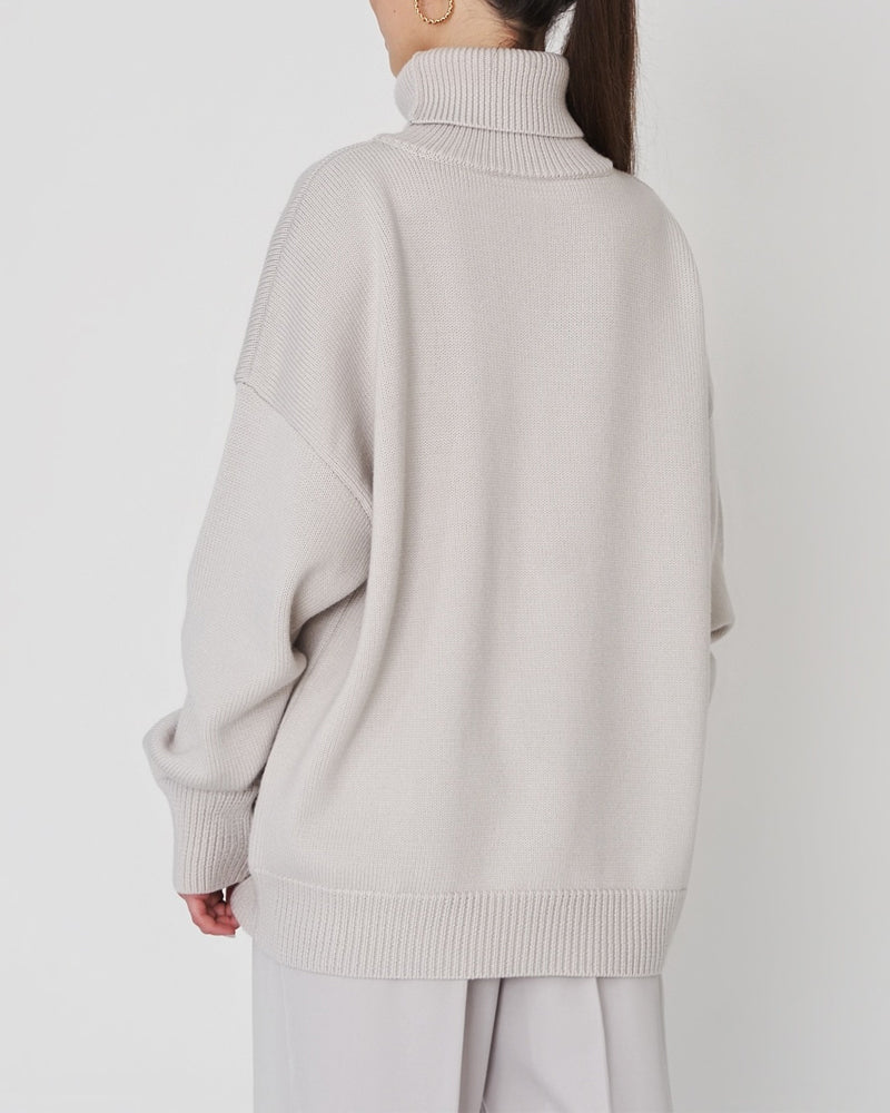 Pull Femme Grande Taille Col Montant Détente