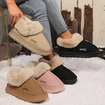 Chaussons Femme Peluche Chauds et Confortables - PanierRoyale