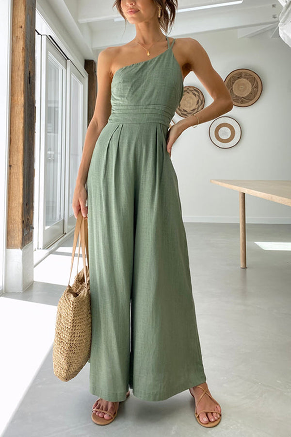 Combinaison Femme Élégante Asymétrique pour Femmes