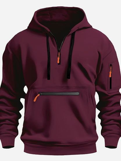 Sweat zippé capuche pour homme et femme moderne