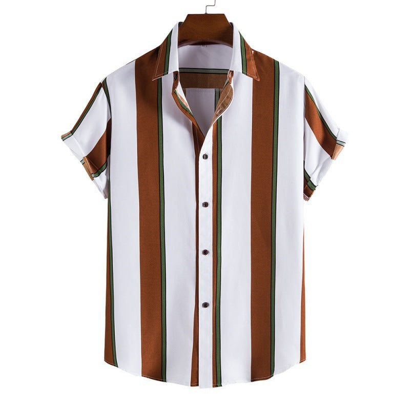 Chemise Homme Décontractée Vintage