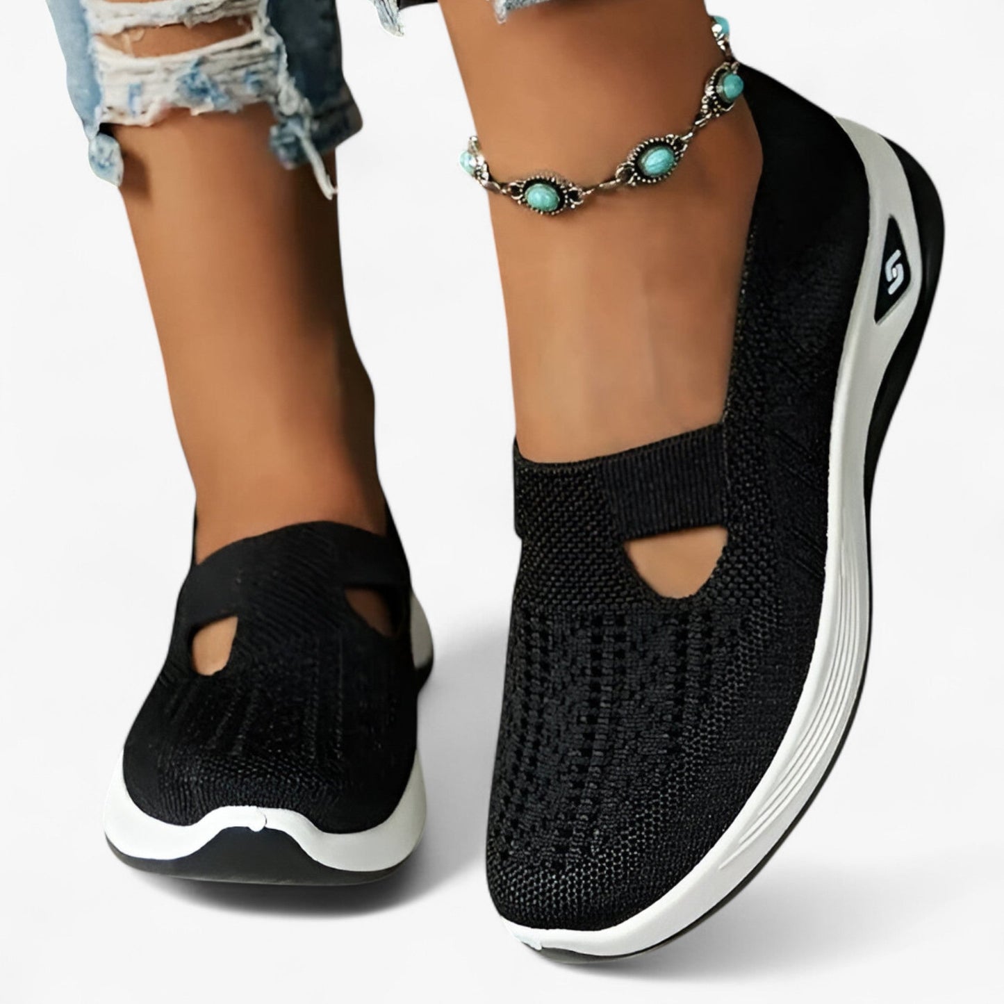 Chaussures femme légères et élégantes à talon plat