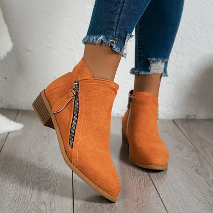 Bottes à Lacets Latéraux pour Tous les Jours