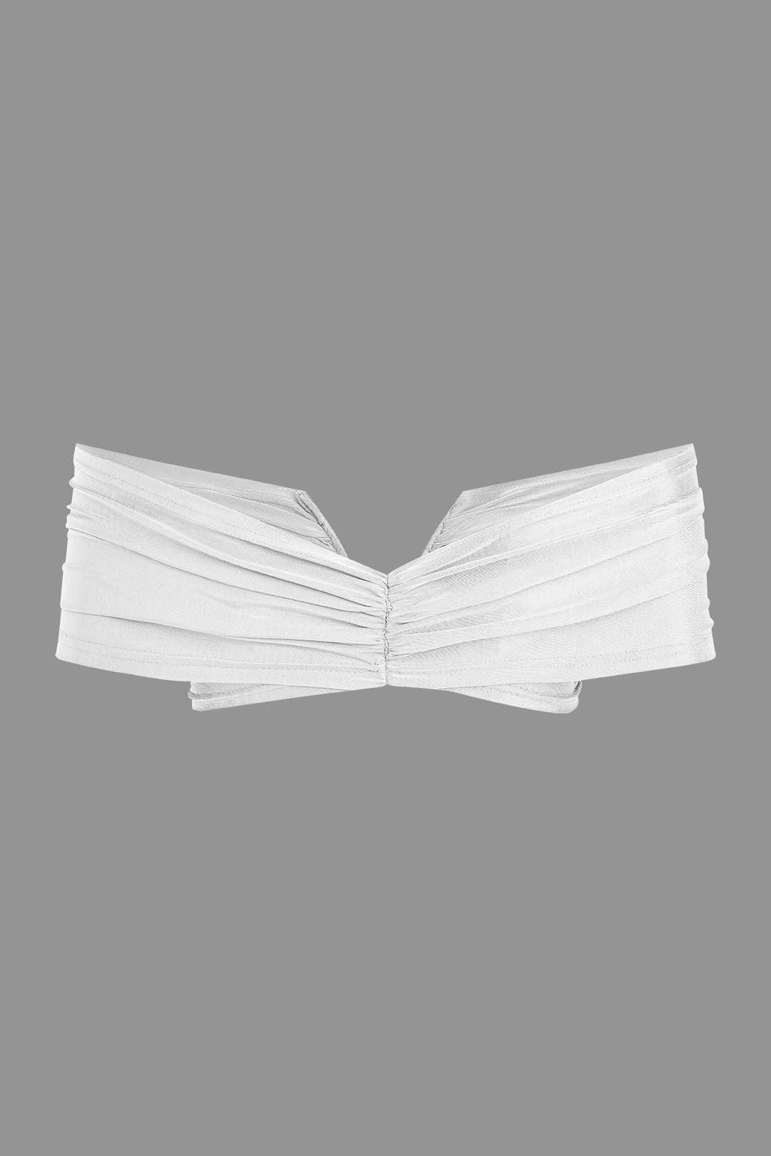 Robe Cocktail Épaules Découvertes avec Drapage Élégant