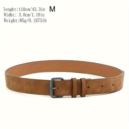 Ceinture Homme Cuir PU Style Rétro
