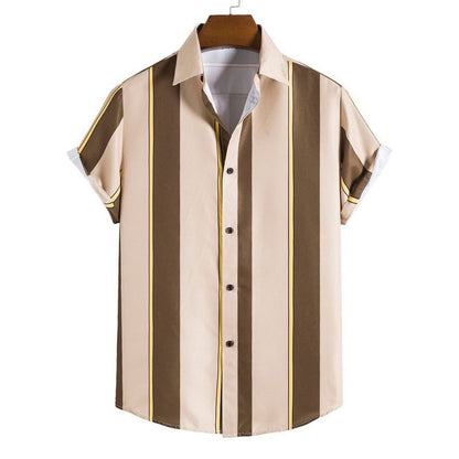 Chemise Homme Décontractée Vintage