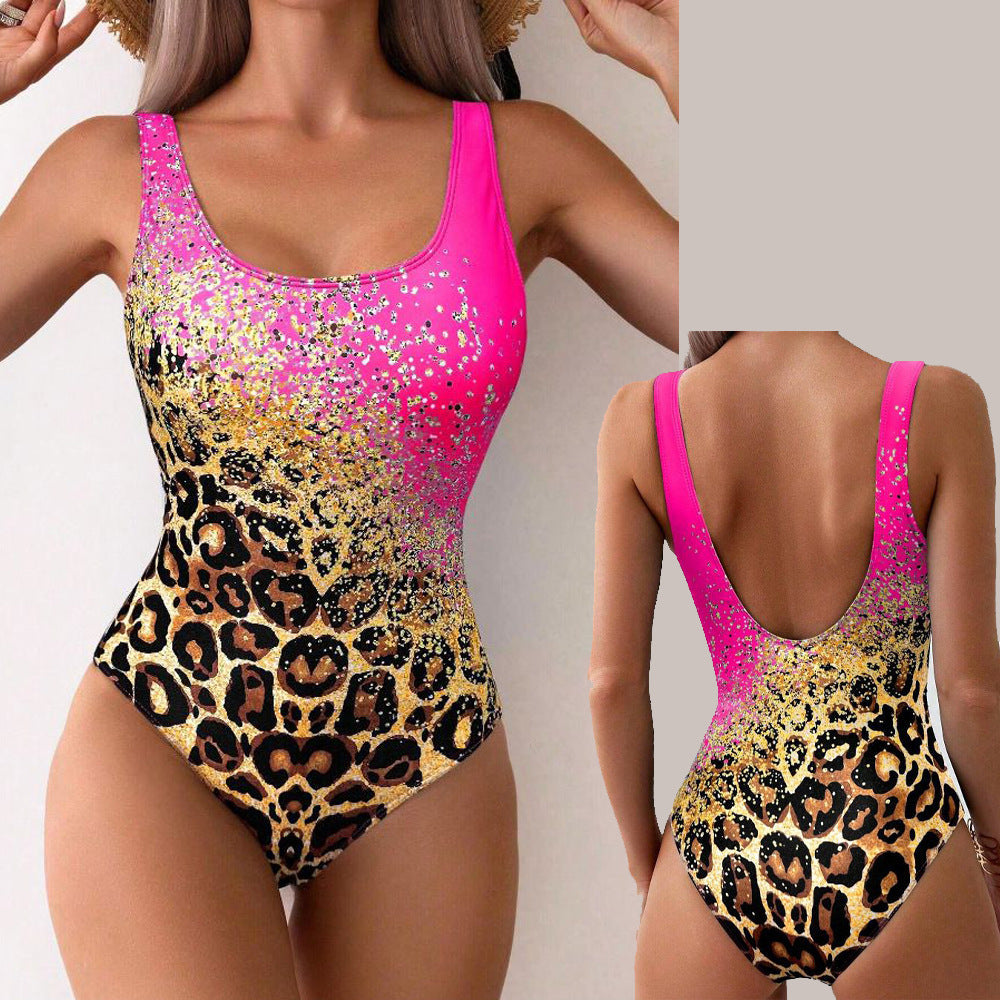 Maillot de bain une pièce Femme Effet sculptant Imprimé 3D Moderne