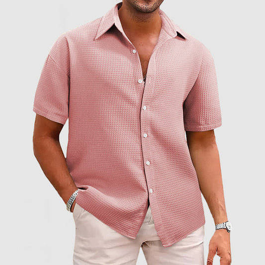 Chemise Homme Waffel Confortable et Élégante - BerlinGlamour
