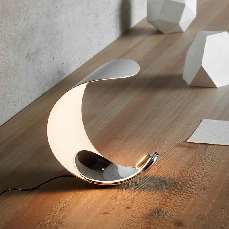 Lampe de Table LED Design en Forme de Croissant