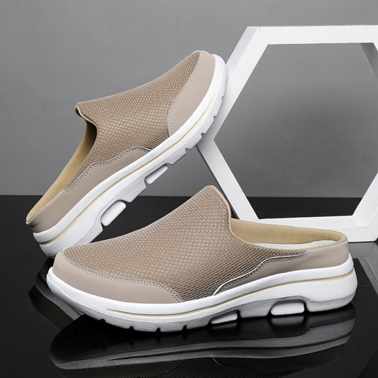 Baskets Homme Confort Beige Respirant - PanierRoyale