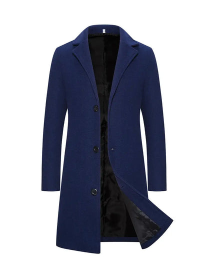Trench-coat Classique pour Homme avec Ceinture