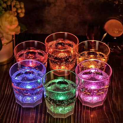 Verres à Vin Éclairés Design LED Colorés