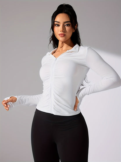 Blouson Femme Sport Chic Long Manche