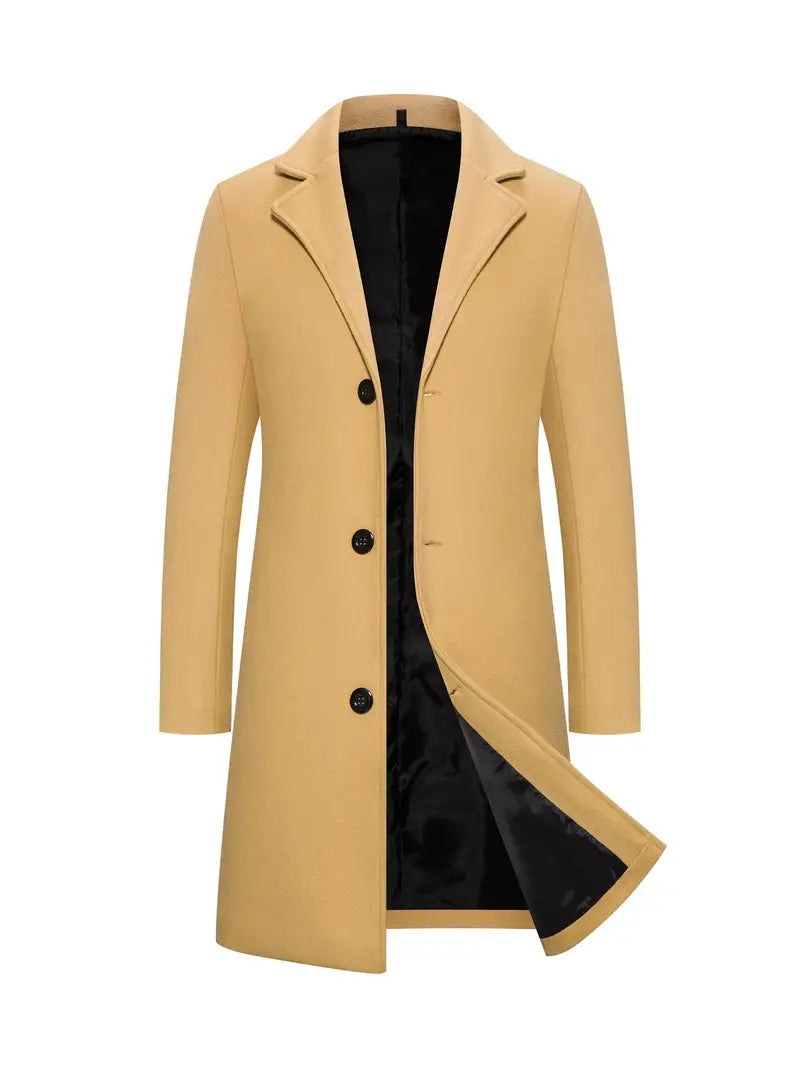 Trench-coat Classique pour Homme avec Ceinture - PanierRoyale