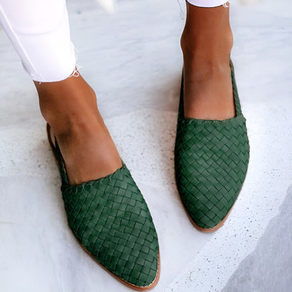 Chaussures Femme Chic à Bout Pointu avec Fermeture Réglable