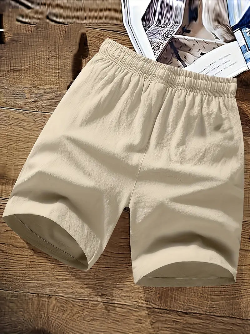 Shorts Homme Décontractés Été avec Cordelière et Tissu Doux