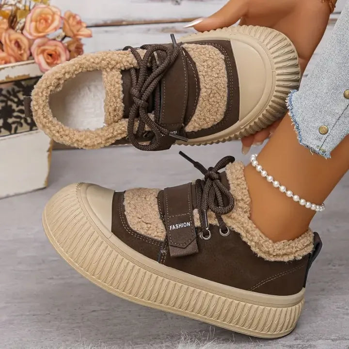 Baskets Femme Chaudes Confort Semelle Antidérapante - PanierRoyale