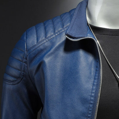 Blouson Cuir Homme de Luxe Élégant