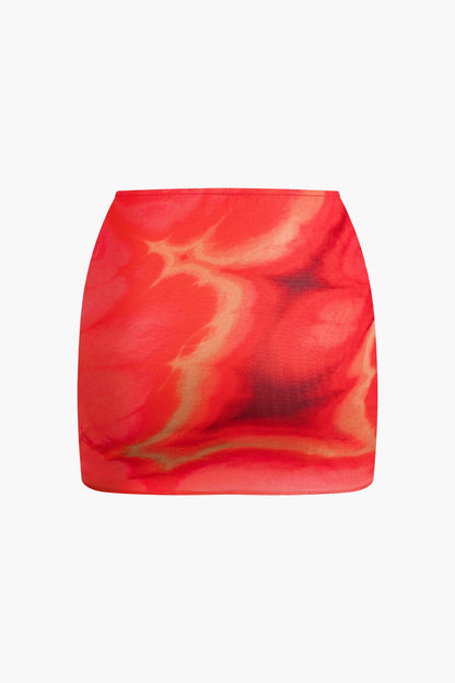 Maillot de Bain Bandeau Zweiteiler avec Minirock Séxy