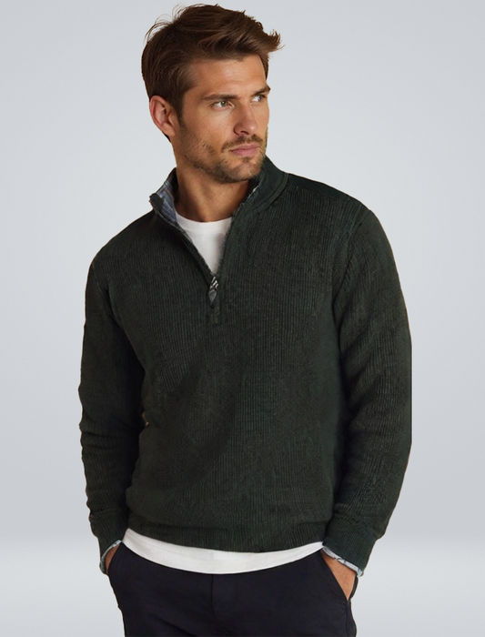 Pull à Capuche avec Zip pour Homme - BerlinGlamour