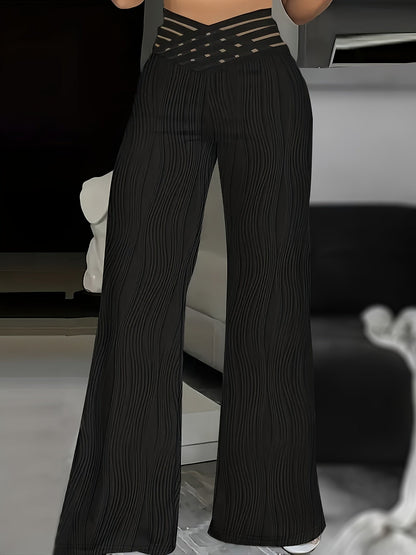 Pantalon femme taille haute confort et élégant