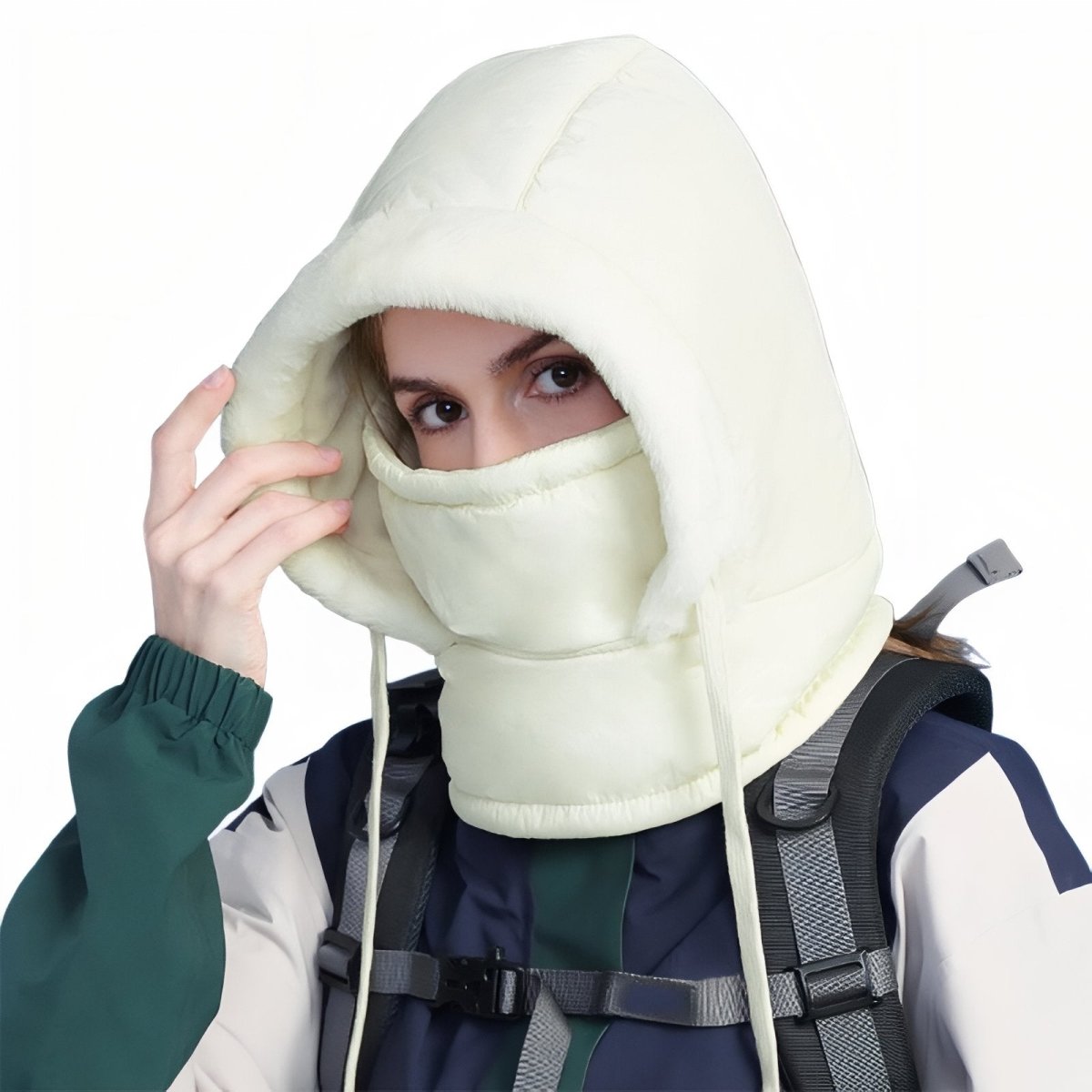 Cagoule Hiver Imperméable Chaude et Étanche