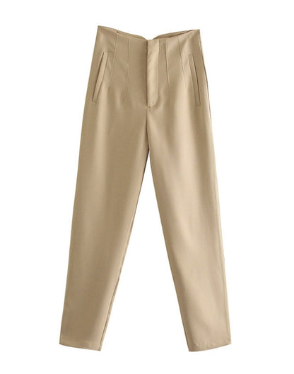 Pantalon Taille Élégante pour Femme