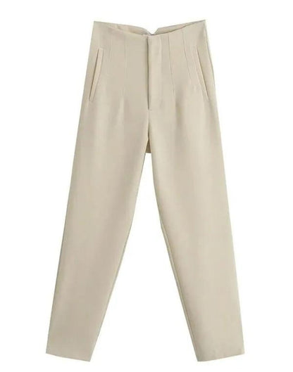 Pantalon Taille Élégante pour Femme