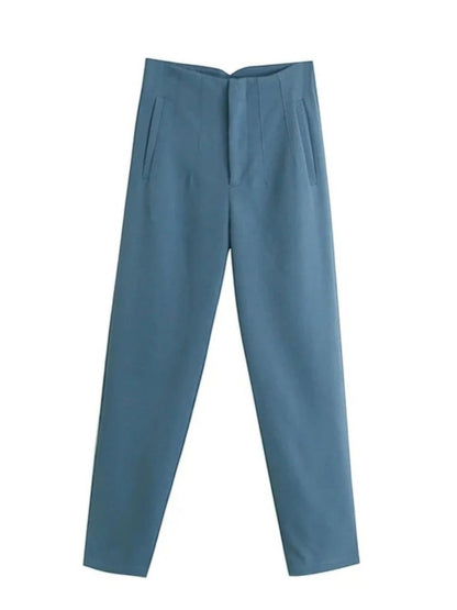 Pantalon Fuselé Élégant Pour Femme | Taille Haute