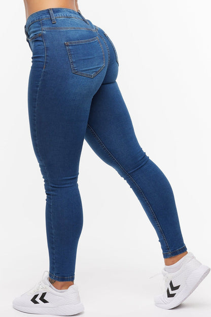 Jean Skinny Femme Taille Haute Chic et Élégant