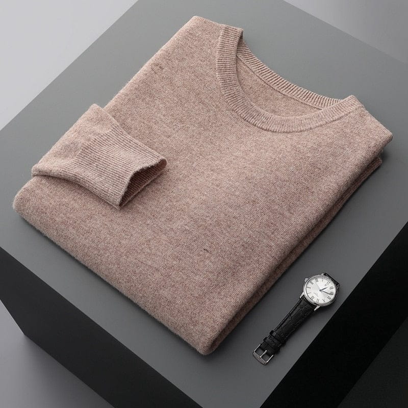 Pull Homme Classique Col Rond