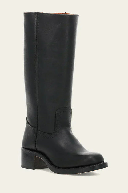 Bottes Femmes Western à Talon Bloc Cuir