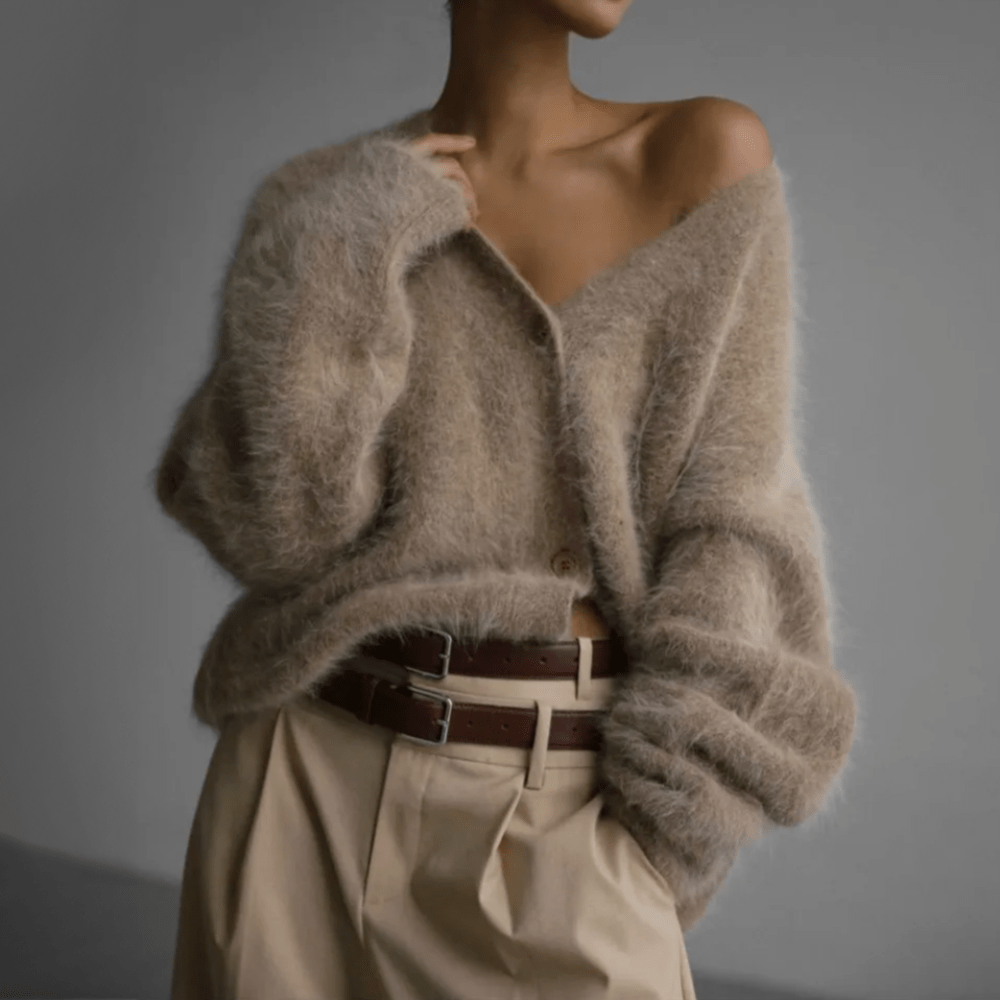 Cardigan Femme Chic Manches Longues pour Hiver - PanierRoyale
